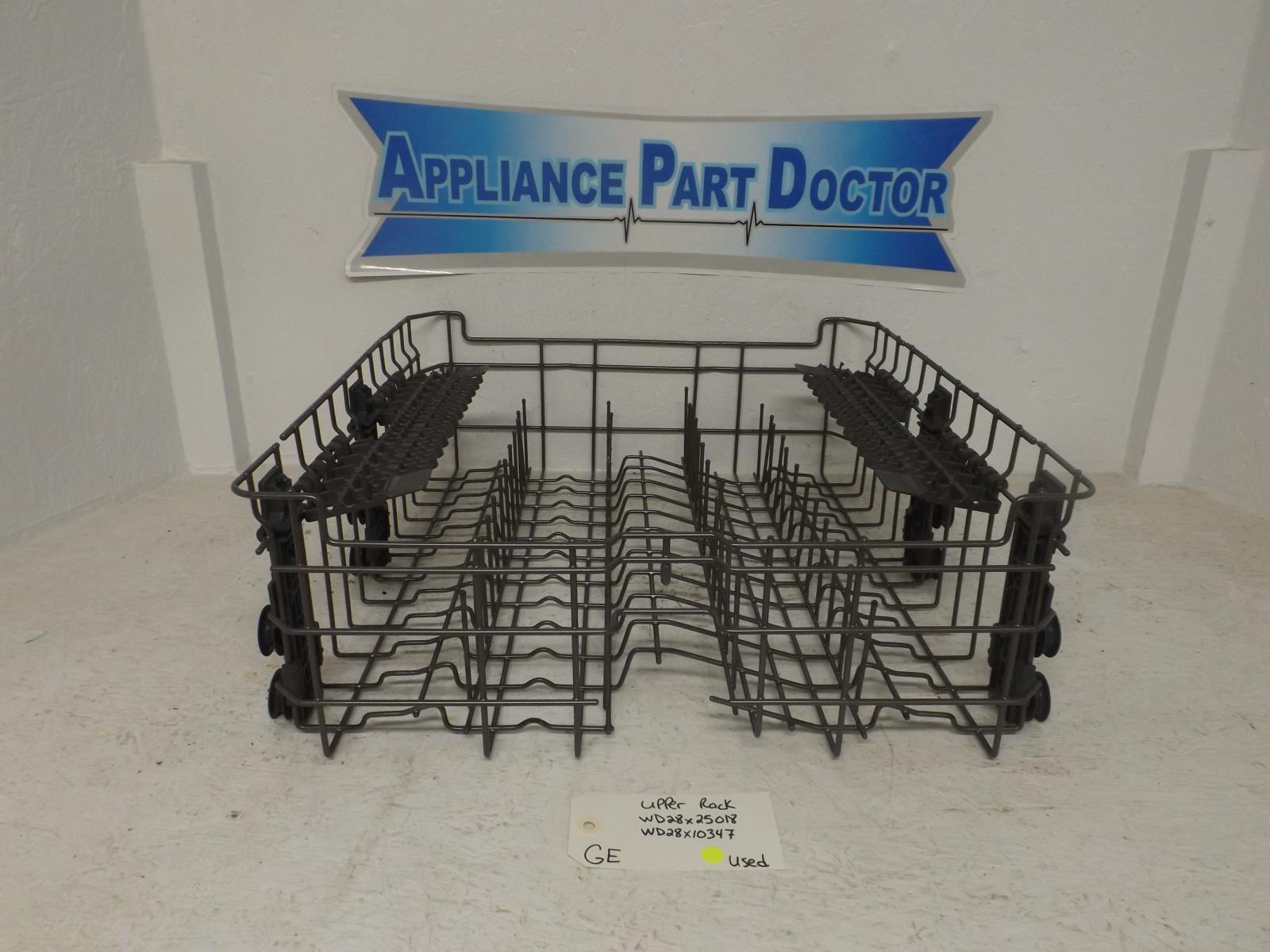 GE Dishwasher WD28X25018 WD28X10347 Upper Rack Used GE Dishwasher WD28X25018 WD28X10347 Upper Rack Used